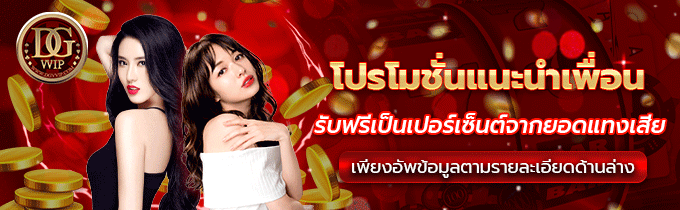 (เฉพาะ DG GAME) โปรแนะนำเพื่อนแจก1%